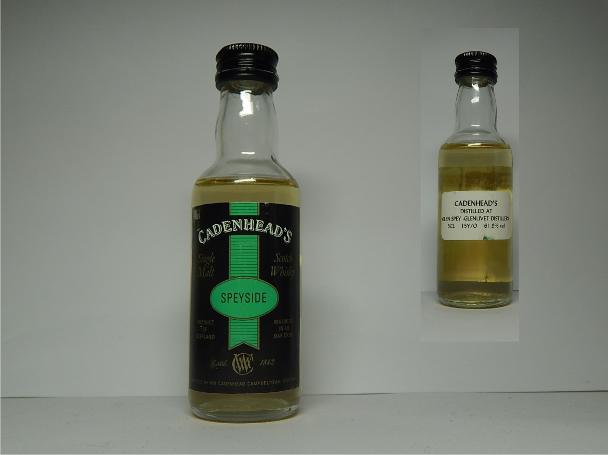 SSMSW 15yo "Cadenhead´s" 5Cl. 61,9%vol